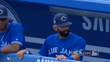 dugout bautista GIF by MLB