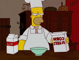 Homer Simpson Cooking GIF