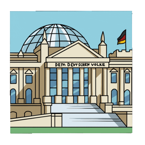 Germany Architecture Sticker