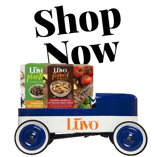 Happy Shop Sticker by Luvo Foods