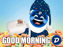 Good Morning Hello GIF by DigiByte Memes