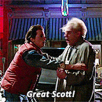 watching back to the future GIF