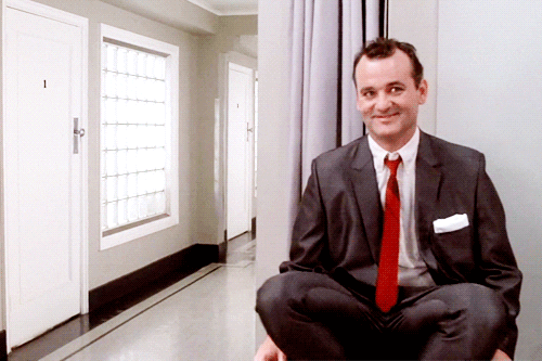 Excited Bill Murray GIF - Find & Share on GIPHY
