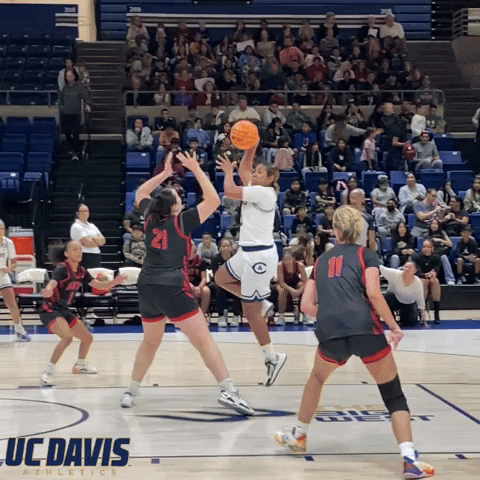 Assist Uc Davis Basketball GIF by UC Davis