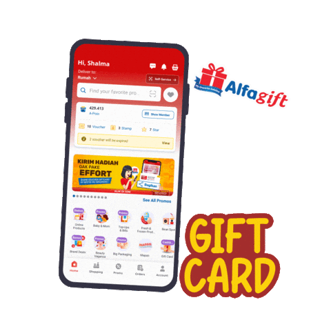 Gift Giftcard Sticker By Alfagif