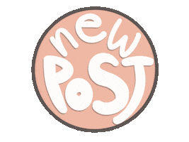 New Post Pink Sticker