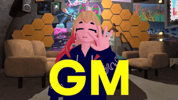 Good Morning Hello GIF by Polygonal Mind