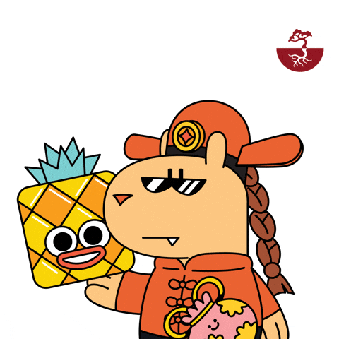 新年 Happy Chinese New Year GIF by Monkiddo