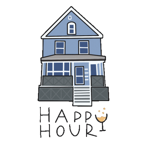 Happy Hour Drinks Sticker