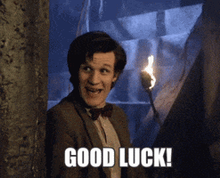 Doctor Who Good Luck GIF