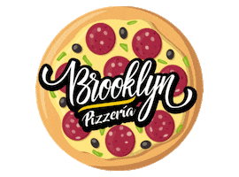 Pizzeria Brooklyn Sticker by Brooklyn Pizzería