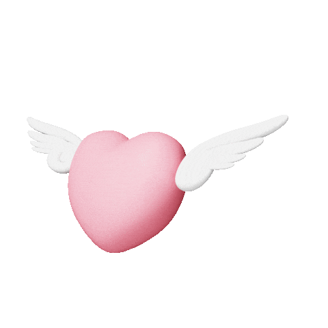 Heart Fly Sticker