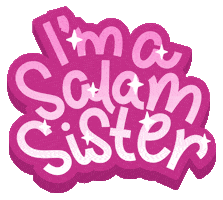 Stars Glitter Sticker by Salam Sisters