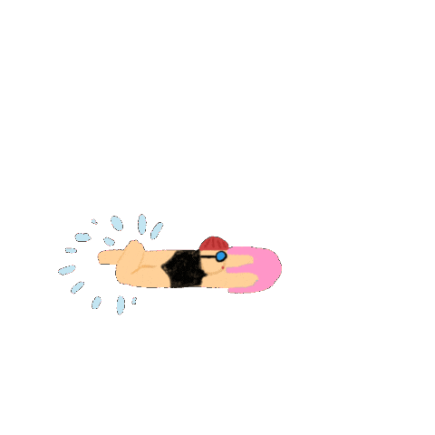 Summer Swimming Sticker