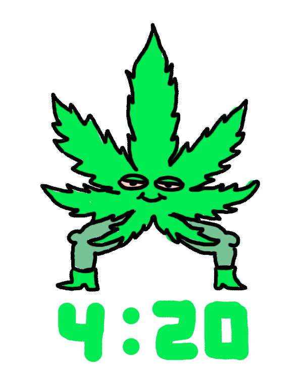 4:20 Smoke Sticker by Cosas Chotas for iOS & Android | GIPHY