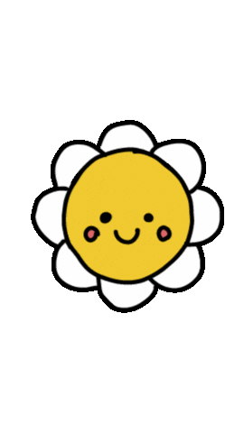 Flower Smile Sticker by Ela Miranda