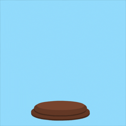 Digital art gif. Animation of a cartoon hand slams a gavel down on a wooden pad. The gavel has the letters K B J on it. Text appears that reads, "It's about time!" in all caps, against a blue background.