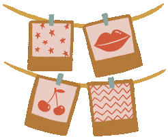 Valentines Day Stars Sticker