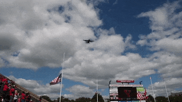 fly over air force GIF by Youngstown State University