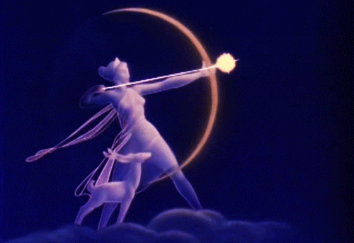  moon goddess artemis GIF
