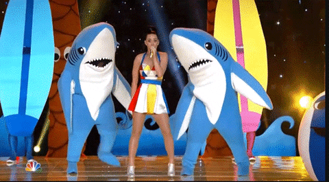Katy Perry Sharks GIF by Vevo - Find & Share on GIPHY
