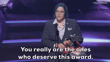 You Really Are The Ones Who Deserve This Award GIF by The Game Awards