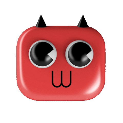 3D Devil Sticker by EdaNdm