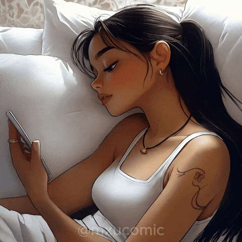 Cute Anime Hair Flip GIF by MXU