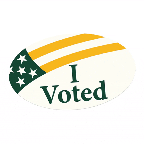 Sticker Voting GIF by Baylor University