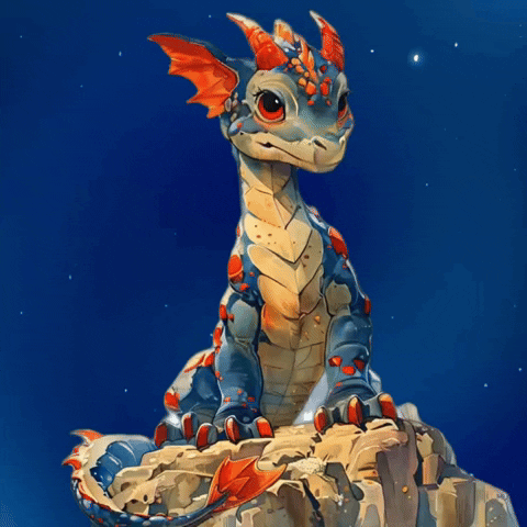 Kids Dragon GIF by Maryanne Chisholm - MCArtist