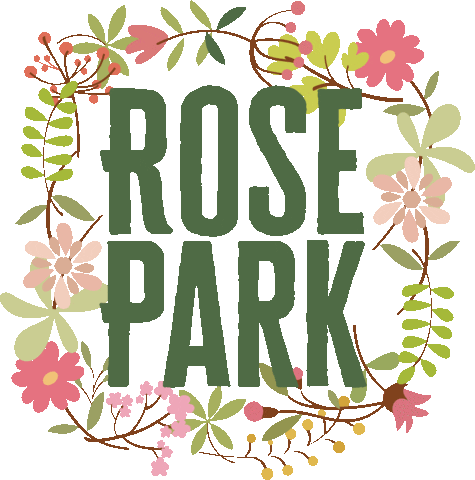 Rose Park Sticker by Mansfield Parks & Rec