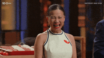 Poh Ling Yeow Laughing GIF by MasterChefAU