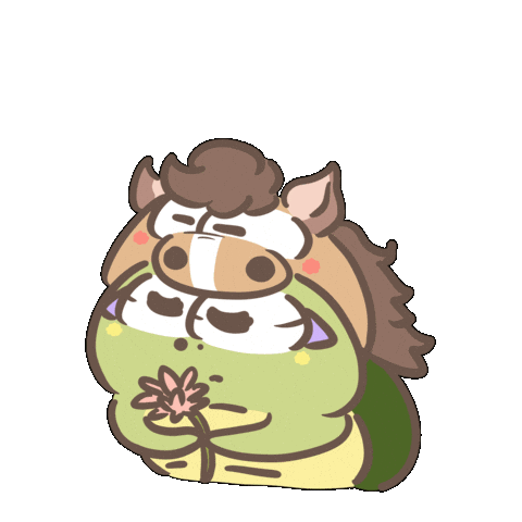 Flower Turtle Sticker