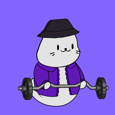 Work Out Art GIF by Sappy Seals Community