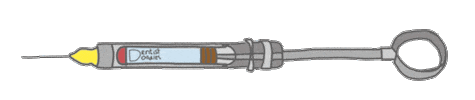 Needle Syringe Sticker