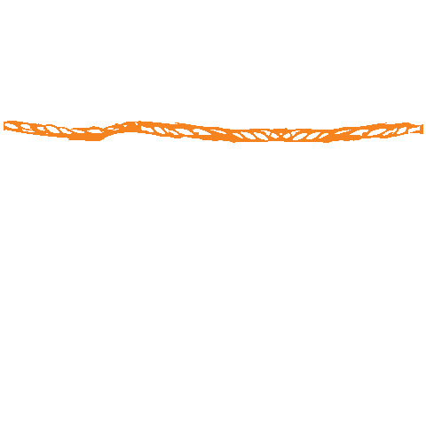 Heart Orange Sticker by The Spinal Cord Paralytics Association of Turkey