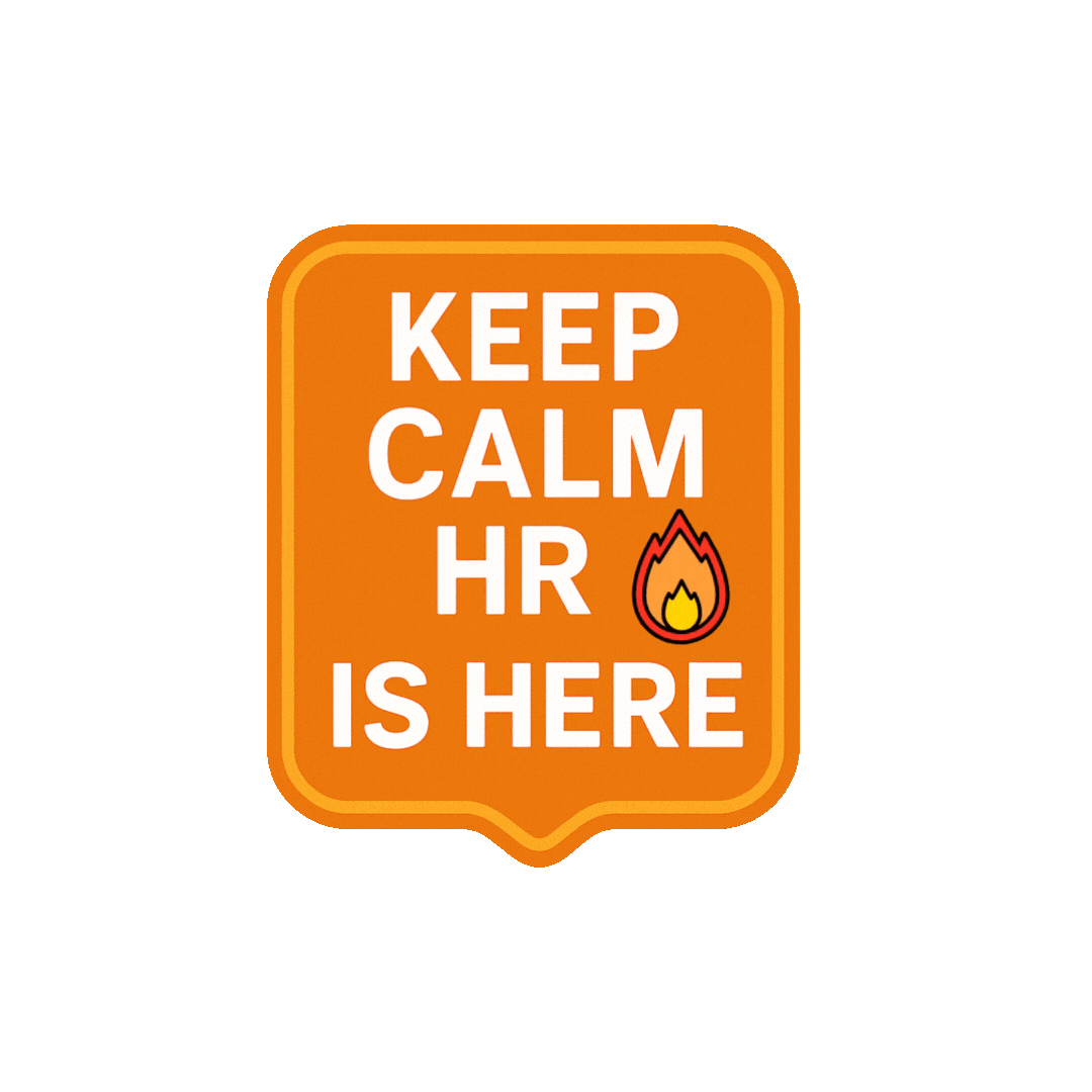 Keep Calm Human Resources Sticker by Up Hellas