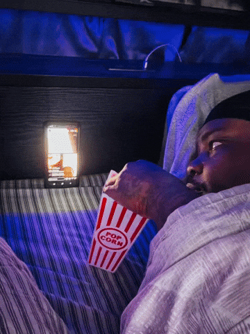 Tea Popcorn GIF