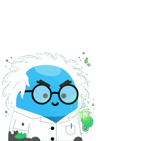 Mad Scientist Sticker by Bookly