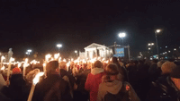 Vigil Held in Budapest Calling for End to Conflict in Ukraine