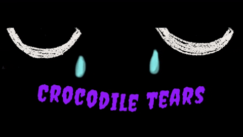 Crocodile-tears meme gif