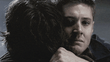 dean crying GIF