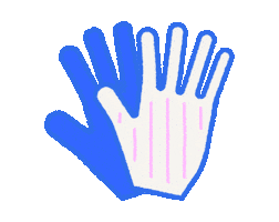 Hand Sign Sticker by Halles de la Cartoucherie