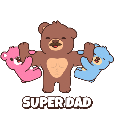 Fathers Day Hero Sticker by BEARISH