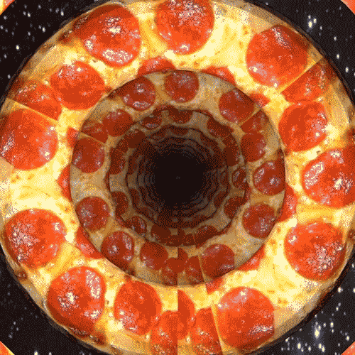 pizza infinity GIF