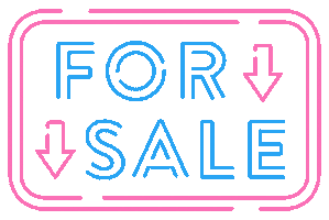 For Sale Shopping Sticker by Dame Van Company