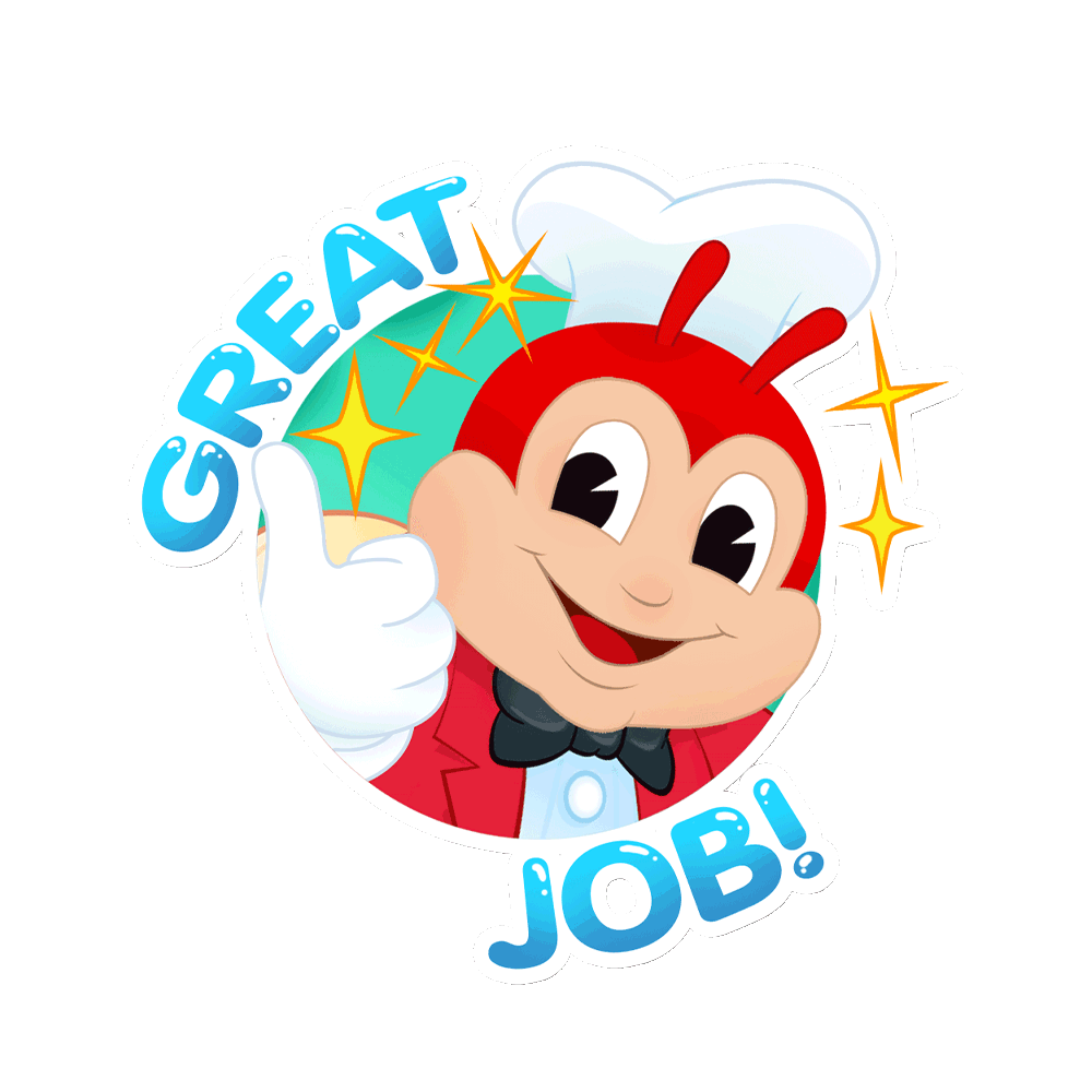 Great Job Thumbs Up Sticker by Jollibee for iOS & Android | GIPHY