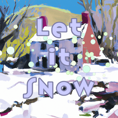 Let It Snow Christmas GIF