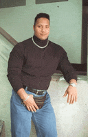 The Rock Fanny Pack GIF