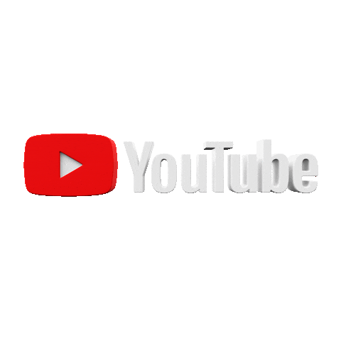 Logo 3D Sticker by YouTube